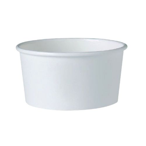 Solo vs606x-02050 vs double-sided poly paper food container, 6 oz. capacity, whi for sale