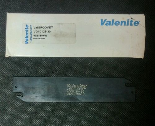 Valenite ValGROOVE VG10125-30 Grooving Cut off Tool