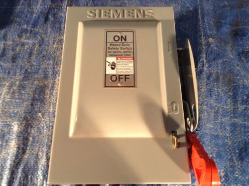 Siemens HNF261 30 A 600 VAC Safety Switch