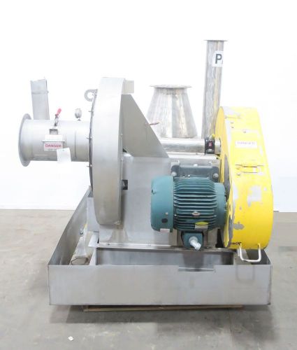 Aaf 1656297-002 rotoclone w size 10 7-1/2hp wet dust collector d531935 for sale