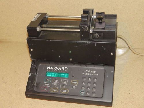 HARVARD APPARATUS PHD 2000 PROGRAMMABLE  PUMP CAT NO 70-2102