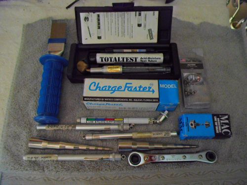 Assorted Refrigeration/ A/C Tools Swage/Ratchet/Termometer/Totaltest