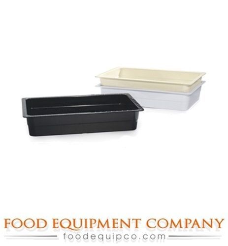 Get enterprises ml-22-bk 4 in. deep full size black food pan  - case of 3 for sale