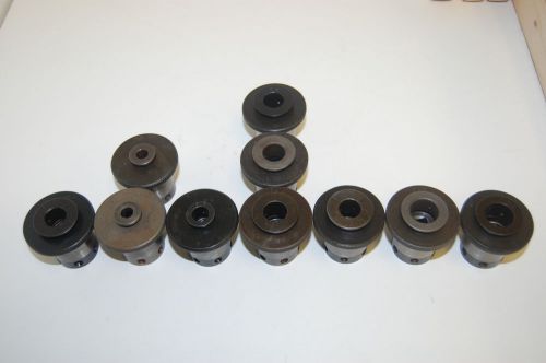 (10) Assorted Tap Adapters:  (2) 7/16, 11/16, (3) 3/4, 1/4P, 9/16, 7/8, 3/8P