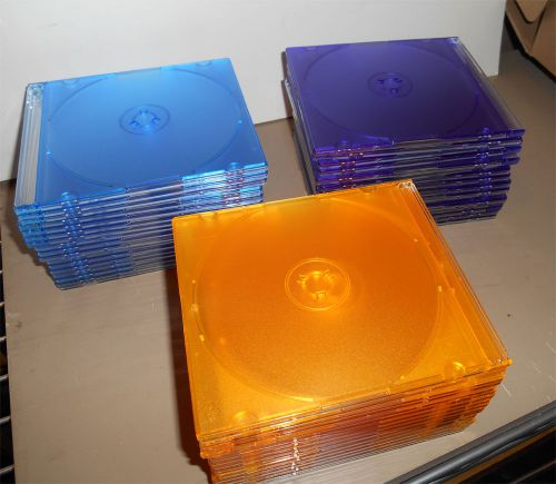 CD Jewel Cases – 50 Total - Various Colors