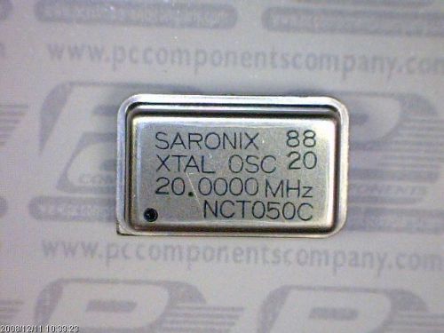 25-PCS FREQUENCY SARONIX NCT050C 20.0000MHZ 050C200000 NCT050C200000MHZ
