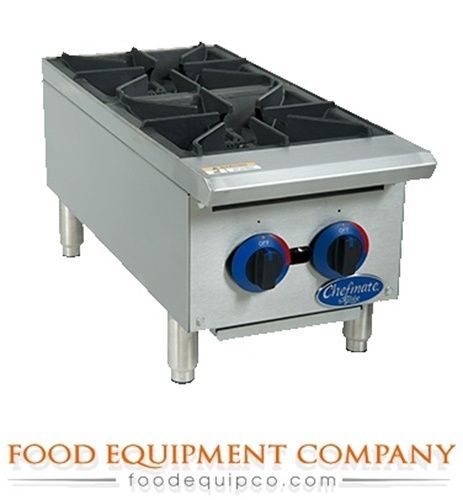 Globe C12HT Chefmate® Countertop Hot Plate  natural gas  (2) burner  12&#034;W