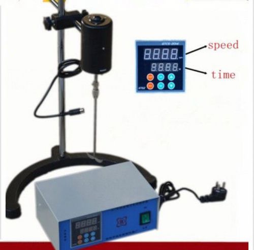 Precision force electric lab stirrer mixer w/ tetrafluoroethylene stirring rod for sale
