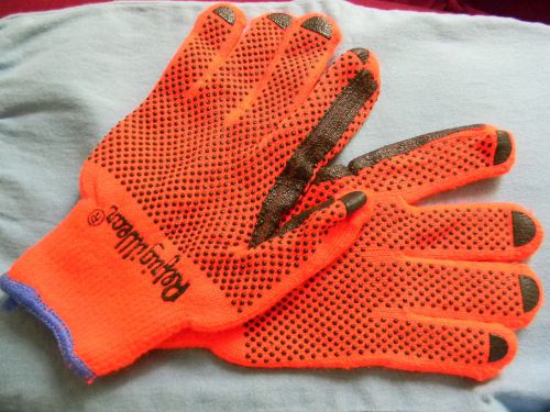 RefrigiWear Unisex Size M Lightweight Dot Grip Gloves 9&#034; wrist to mid finger