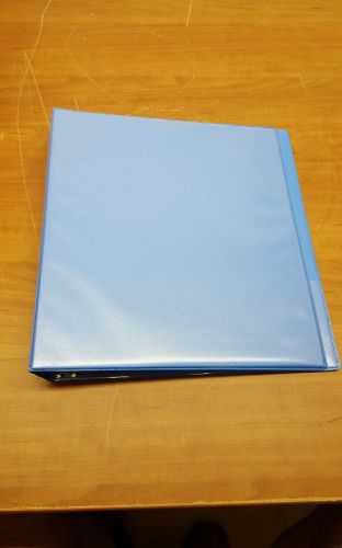Lot of 8 Universal Deluxe Round Ring View Binder, 1&#034; Capacity, Lt Blue (20713)