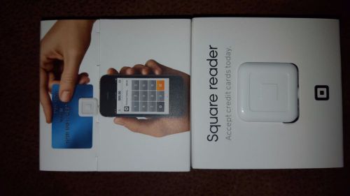 Two square register debit credit card readers for smart phones new for sale