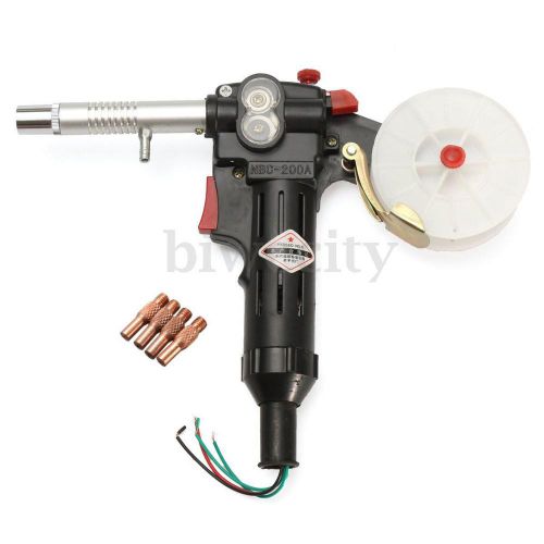 MIG Spool Gun Push Pull Feeder Aluminum Welding Torch w/4pcs Welding Contact Tip