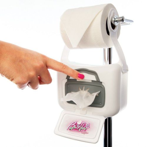 Boude wipes hanging flushable wipe dispenser 42 count wipes, new, free shipping for sale