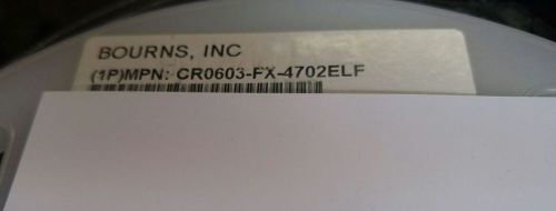 4000 X BOURNS CR0603-FX-4702ELF RES SMD 47K OHM 1% 1/10W 0603