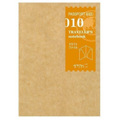 Midori Traveler&#039;s Notebook Passport Size Refill (010) Craft File