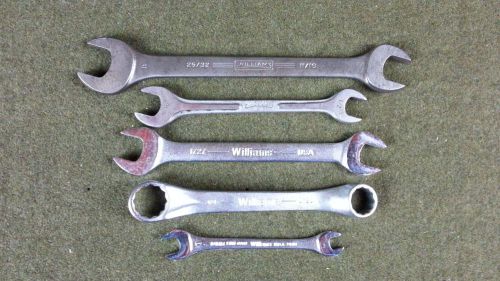 Williams Lot 5 Dual end Wrenches