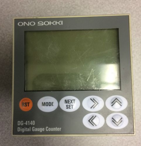 ONO Sokki Digital Gauge Counter DG-4140, DG4140