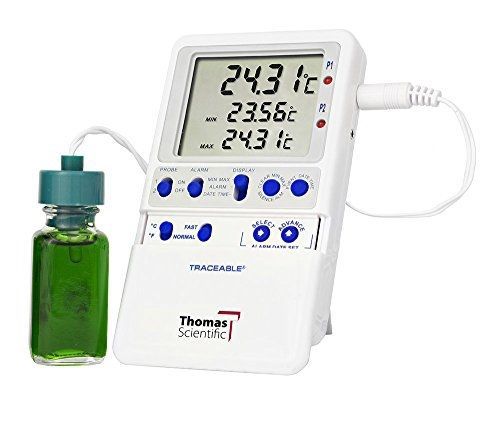 Thomas Traceable Hi-Accuracy Refrigerator Thermometer, with 1 Bottle Probe, -58