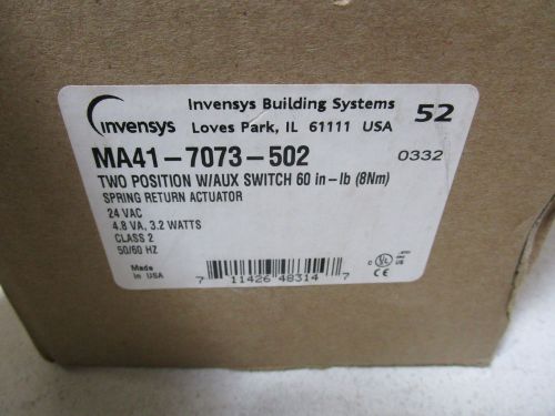 Invensys ma41-7073-502 actuator *new in a box* for sale