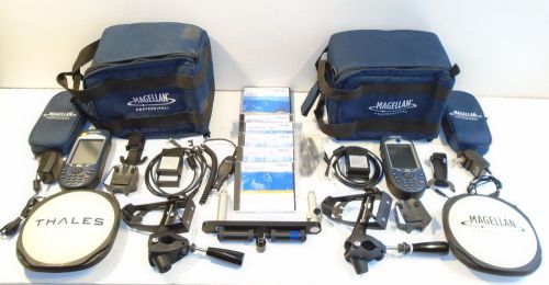 Pair Ashtech/Thales/Magellan Promark 3 GPS Units with Antennas and Software.