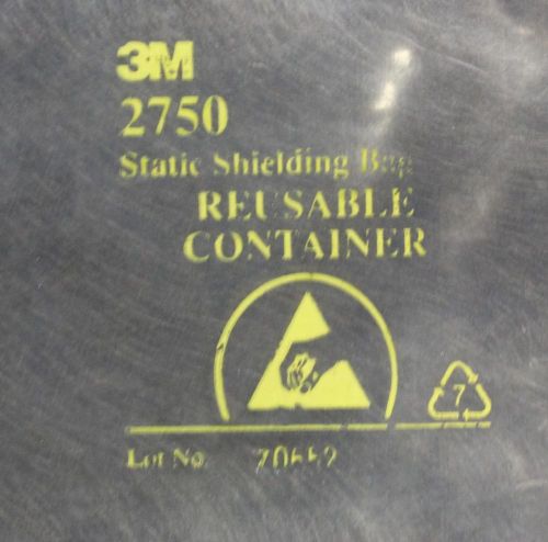 3m static shielding bags, type 2750, 8&#034; x 18&#034;, open end, nib, box of 200 for sale
