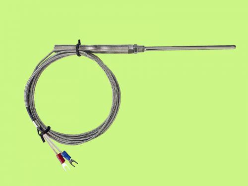 J type thermocouple 4&#034; length probe temperature sensors w 3m (10&#039;) lead-special* for sale