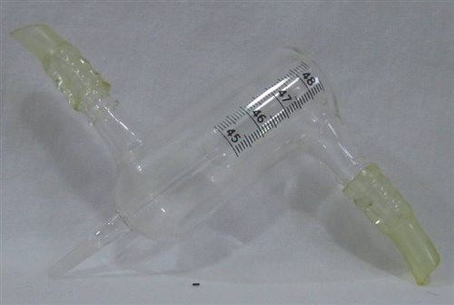 Lot of 13 Laboratory Glassware Cylinders W/2 Connectors