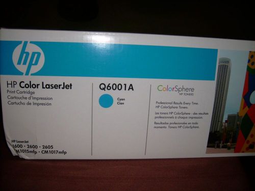 HP Color Laserjet print cartridge Cyan Q6001A