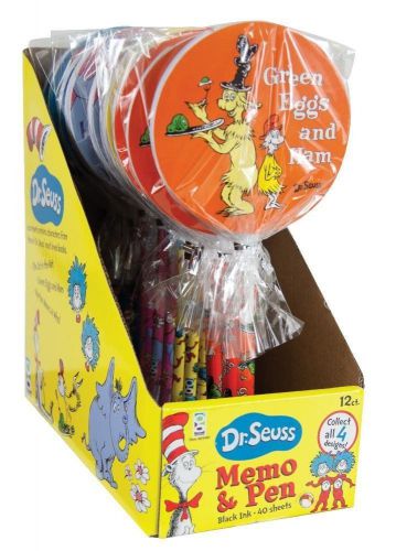 Dr Seuss Memo Pad Plus Pen (one piece)