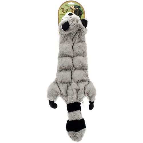 Nandog My BFF Unstuffed 10 Squeakers Plush Toy-Grey Raccoon