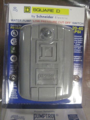 Square D by Schneider Electric FSG2J20M4CP 20-40 PSI Pumptrol Water Pressure Swi