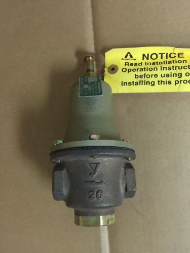 3/4 inch armstrong pressure reducing valve gd24 range 7-80 psig for water for sale