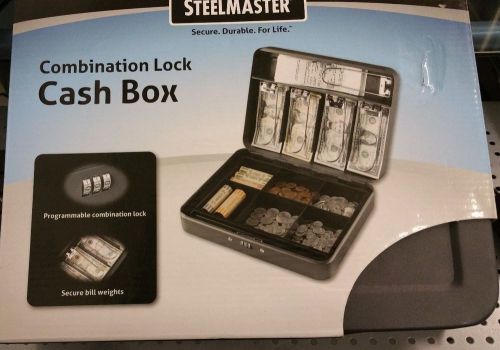 Steelmaster tier cash box with combination lock new in package for sale
