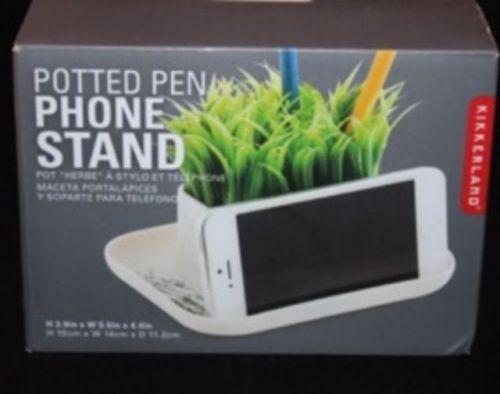 Potted Pen phone stand