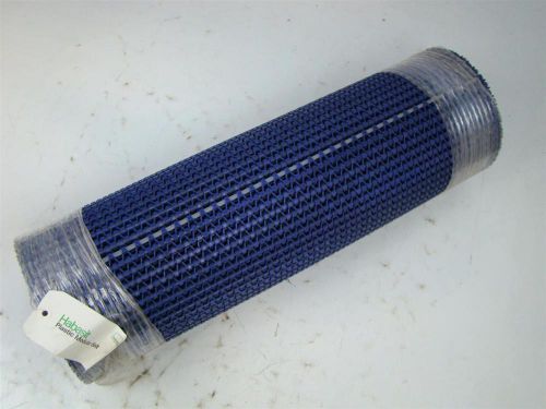 CONVEYOR BELT HABASIT PLASTIC M1230 FLUSH GRID ACETAL BLUE 25.6&#034; X 10&#039;