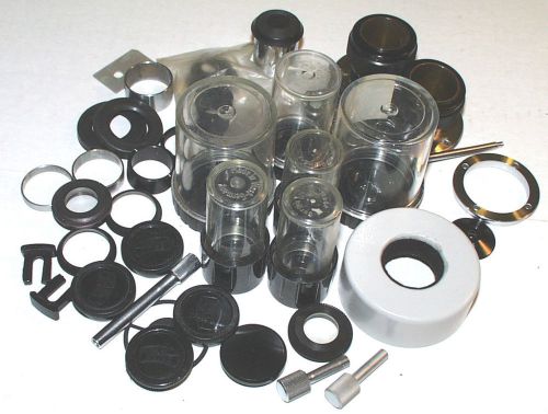 Zeiss microscope miscellaneous lot of various stock &amp; repair items/parts for sale
