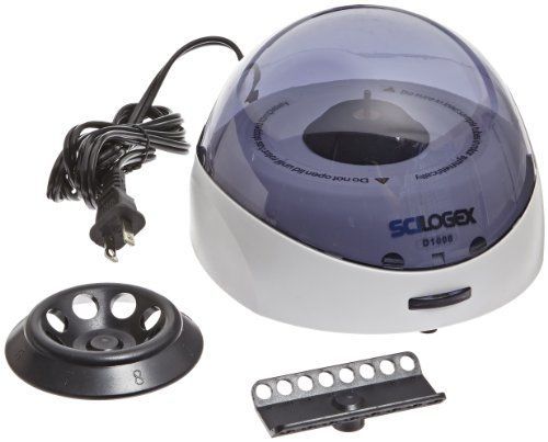 Scilogex 91003141 Model D1008 EZeeMini Centrifuge with Blue Lid, US Plug,