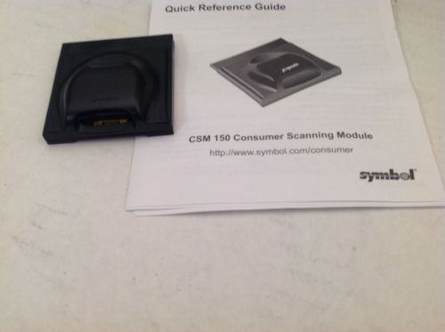 Scanner for Handspring Visor Symbol CSM150-I000-2MB Uses Palm OS With Paperwork