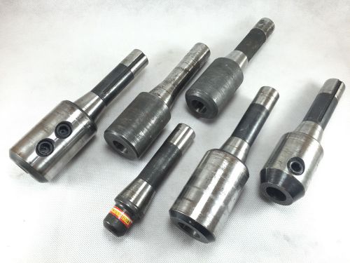(Lot of 6) R8 End Mill Holders / Adapters