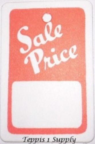Small red and white sale price tags / 1000 for sale