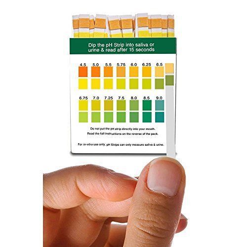 Simplex Health pH Test Strips for Urine and Saliva  100 strips