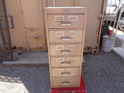 Industrial Filing Cabinet 6 Drawer Large for Parts Cabinet or  Tools ???