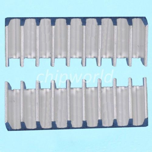 5pcs heat sink 10x35x10mm ic heat sink aluminum for led power ic transistor pcb for sale