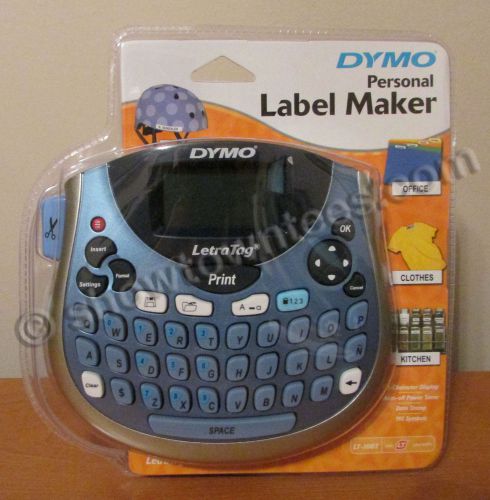 Dymo Letra Tag LT-100T Label Maker / Thermal Printer BRAND NEW/SEALED!