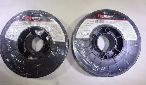 Lot of 2 thermadyne firepower 1440-0216 11 lbs 030-70s-11 welding wire 22lbs for sale