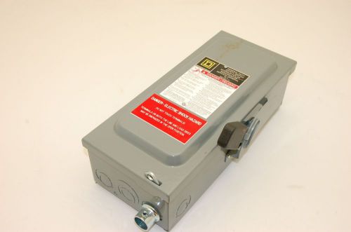 Square D Disconnect Safety Switch D222N, 240VAC, 60A, 1-PH