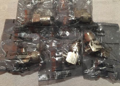 LOT of 40 - AMPHENOL RIGHT ANGLE N-TYPE PLUG CONNECTORS - BRAND NEW IN BAGS