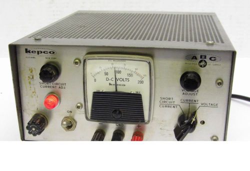 Kepco ABC 200M 0-425V 0-50MA Regulated Variable DC Power Supply 60363