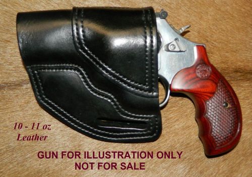 Gary C&#039;s Avenger OWB XH Left Hand Revolver HOLSTER  S&amp;W  L Frame  3&#034;  Leather
