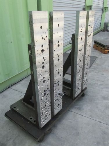 2pc 11-7/8&#034;x29-7/8&#034; x17-3/4&#034; x 1-3/8&#034; thick drill press cnc milling angle plates for sale